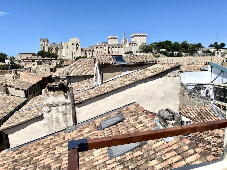 Le Toit D'avignon - Intra-muros - Terrasse Vue Palais Des Papes - Ideal Festival - Climatisation - Wifi Apartment *